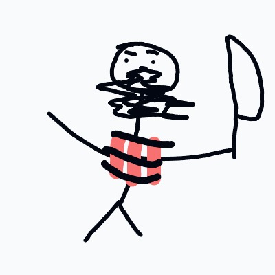 A%20simple%20stick-figure%20person%20wearing%20a%20red%20striped%20shirt%20stands%20with%20one%20arm%20raised%20and%20a%20tall%20curved%20shape%20to%20the%20side.