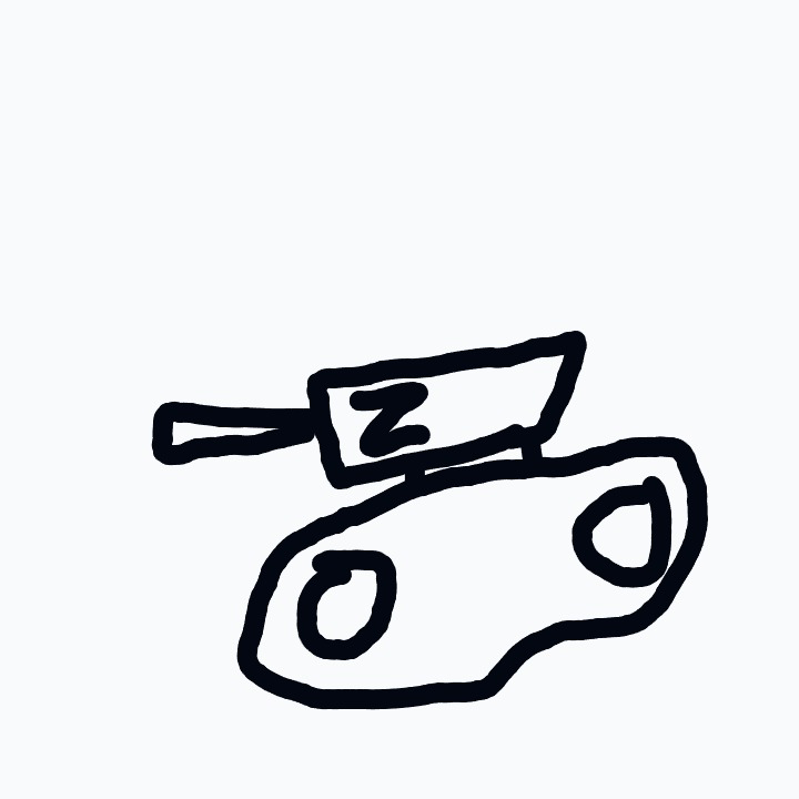 A%20simple%2C%20childlike%20drawing%20of%20a%20tank%20with%20a%20long%20cannon%20and%20two%20round%20wheels%20on%20its%20hull.